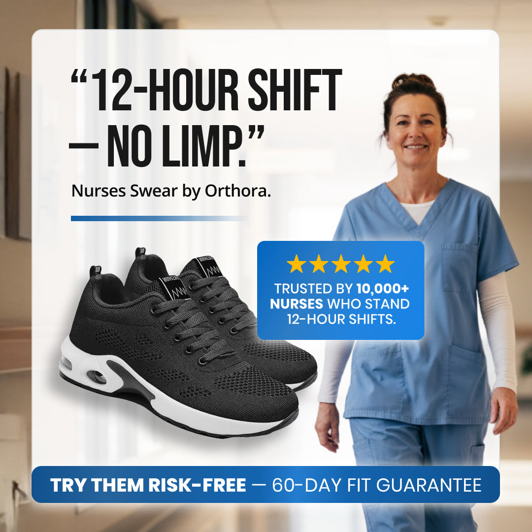 Orthora Pro – 12-Stunden-Schuh für Erleichterung bei Fersen- und Plantarfasziitis (Unisex)