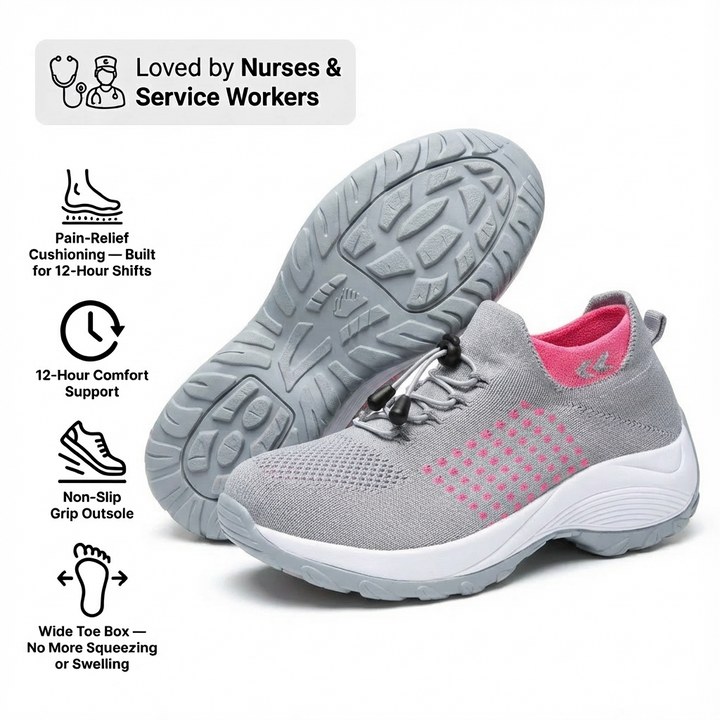 ShiftPro – 12-Stunden Komfortschuhe zur Linderung von Fersen- und Plantarfasziitis