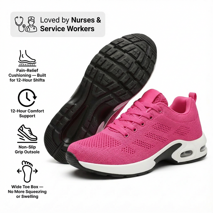 Orthora Pro – Schuhe für 12-Stunden-Schichten zur Linderung von Fuß-, Knie- und Rückenschmerzen (BOGO)