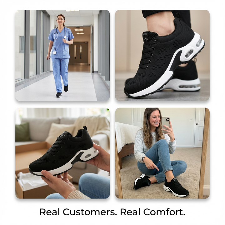 Orthora Pro – 12-Stunden-Schuh für ganztägige Fuß-, Knie- und Rückenschmerzlinderung (BOGO)