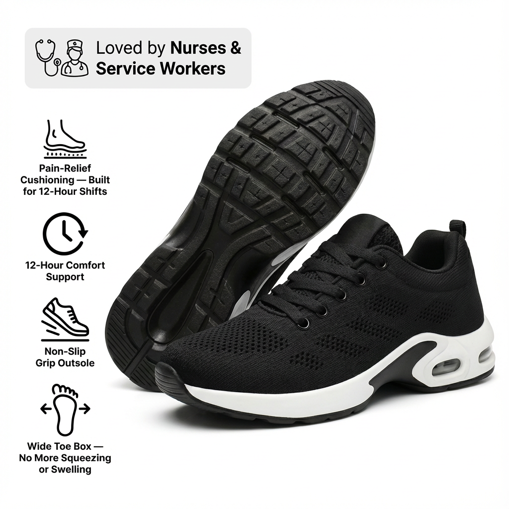 Orthora Pro – 12-Stunden-Schichtschuhe zur Linderung von Fersen- und Plantarfasziitis (Unisex) (Kopie) (Kopie) (Kopie)