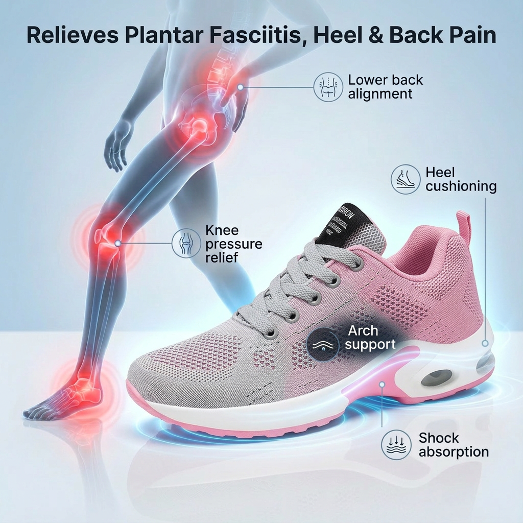 Orthora Pro – Schuhe für 12-Stunden-Schichten zur Linderung von Fuß-, Knie- und Rückenschmerzen