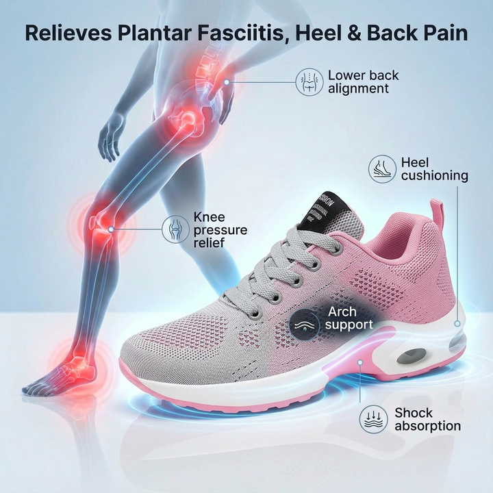 Orthora Pro – Schuhe für 12-Stunden-Schichten zur Linderung von Fuß-, Knie- und Rückenschmerzen