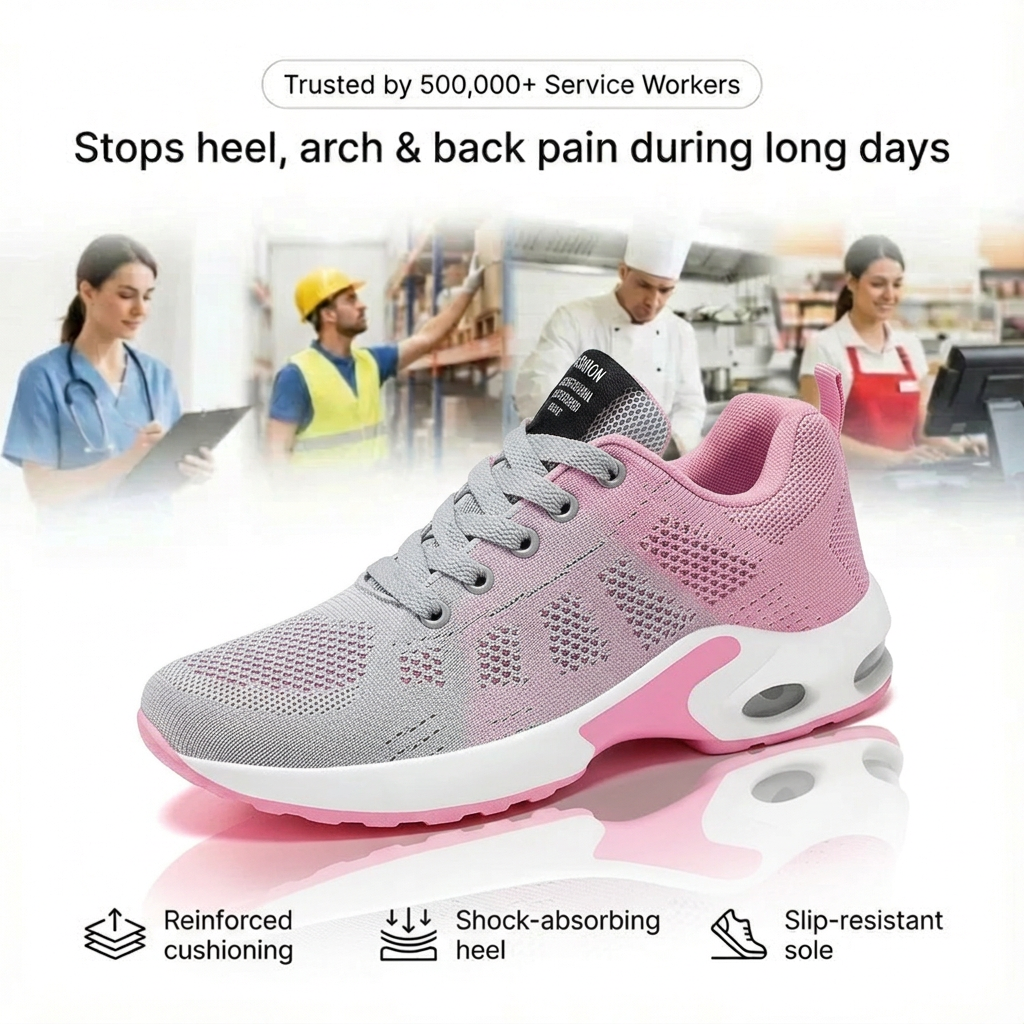 Orthora Pro – Schuhe für 12-Stunden-Schichten zur Linderung von Fuß-, Knie- und Rückenschmerzen