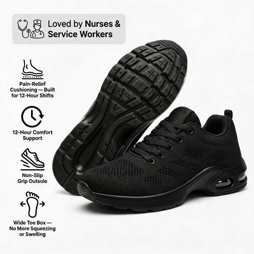 Orthora Pro — 12-Stunden-Schuh für ganztägige Linderung von Fuß-, Knie- und Rückenschmerzen