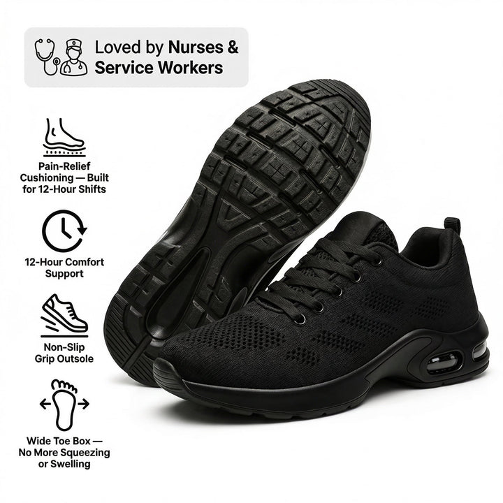 Orthora Pro — 12-Stunden-Schuh für ganztägige Linderung von Fuß-, Knie- und Rückenschmerzen